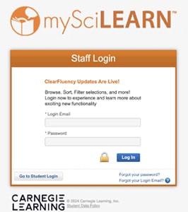STERK Engels log in ClearFluency Fast ForWord