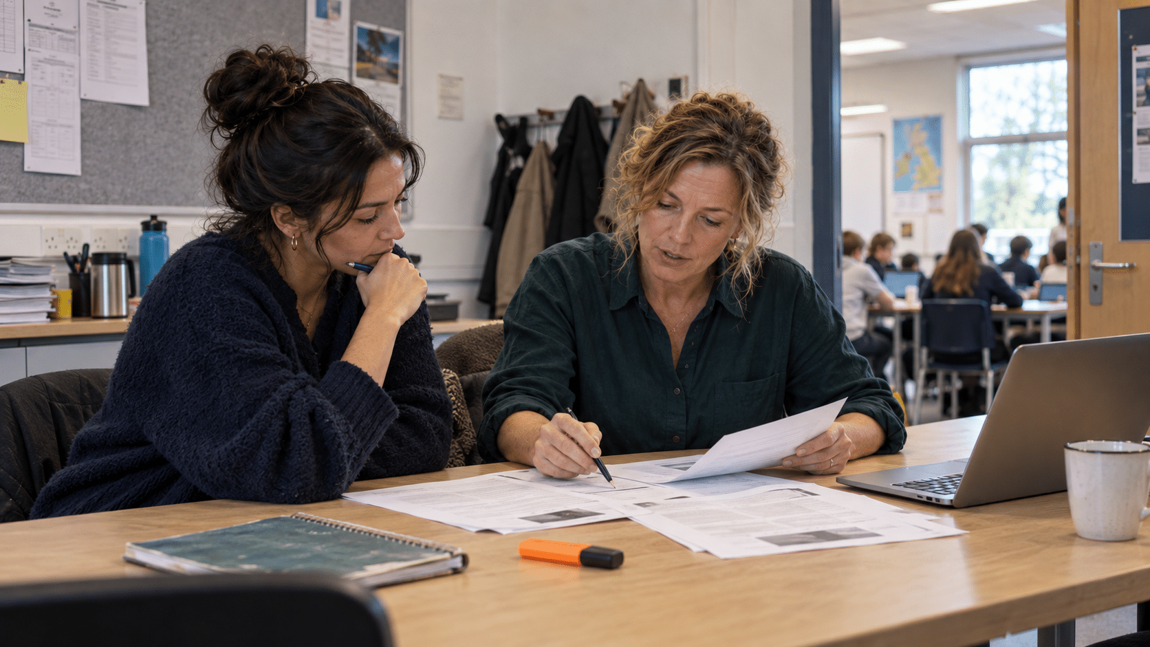 Twee docenten Engels vertalen de nieuwe kerndoelen naar praktisch lesmateriaal.
